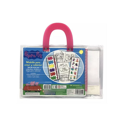 Peppa Pig - Maletín Crear Y Colorear