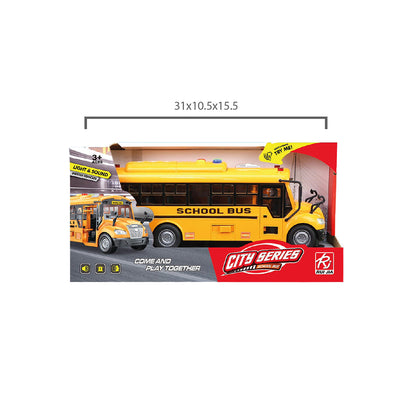 Colectivo Escolar A Fricción City Series Con Luz Y Sonido