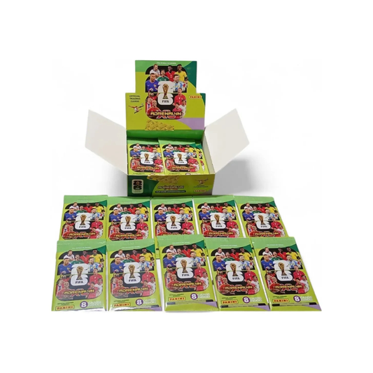 Cartas Panini Adrenalyn XL Mundial USA 2026 x 10 sobres