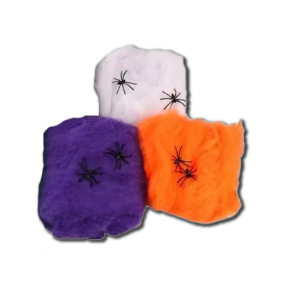 Telaraña Con Arañitas