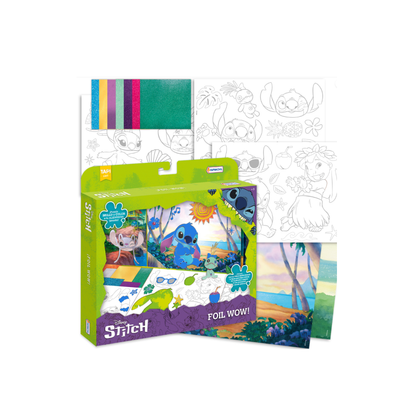 Set Para Colorear Stitch Foil Wow Tapimovil