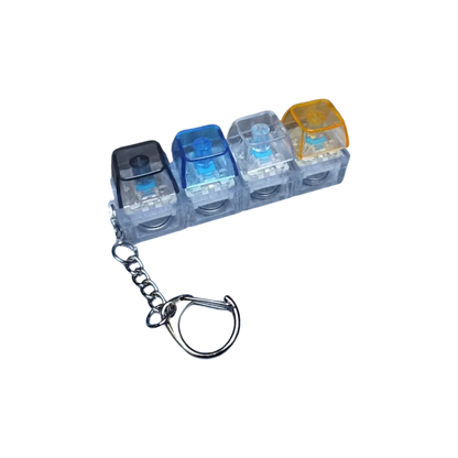 Llavero Antiestres Con 4 Teclas Mecanicas Con Luz
