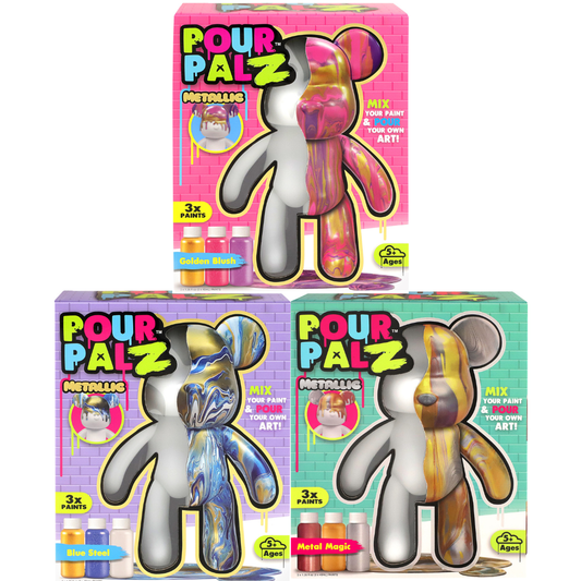 Oso Pour Palz Metalizado 22 cm