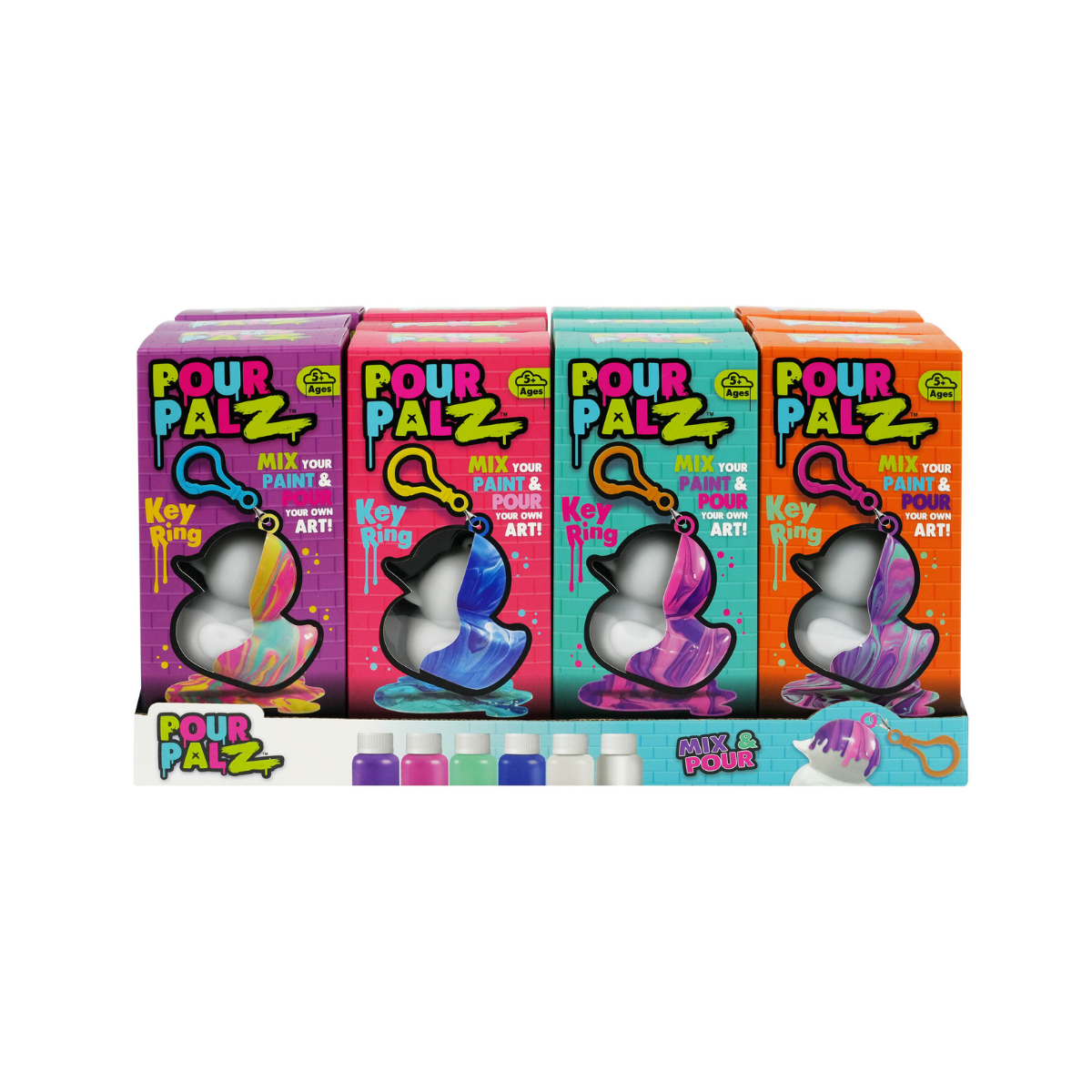 Mini Pato Pour Palz Clip On 10 cm
