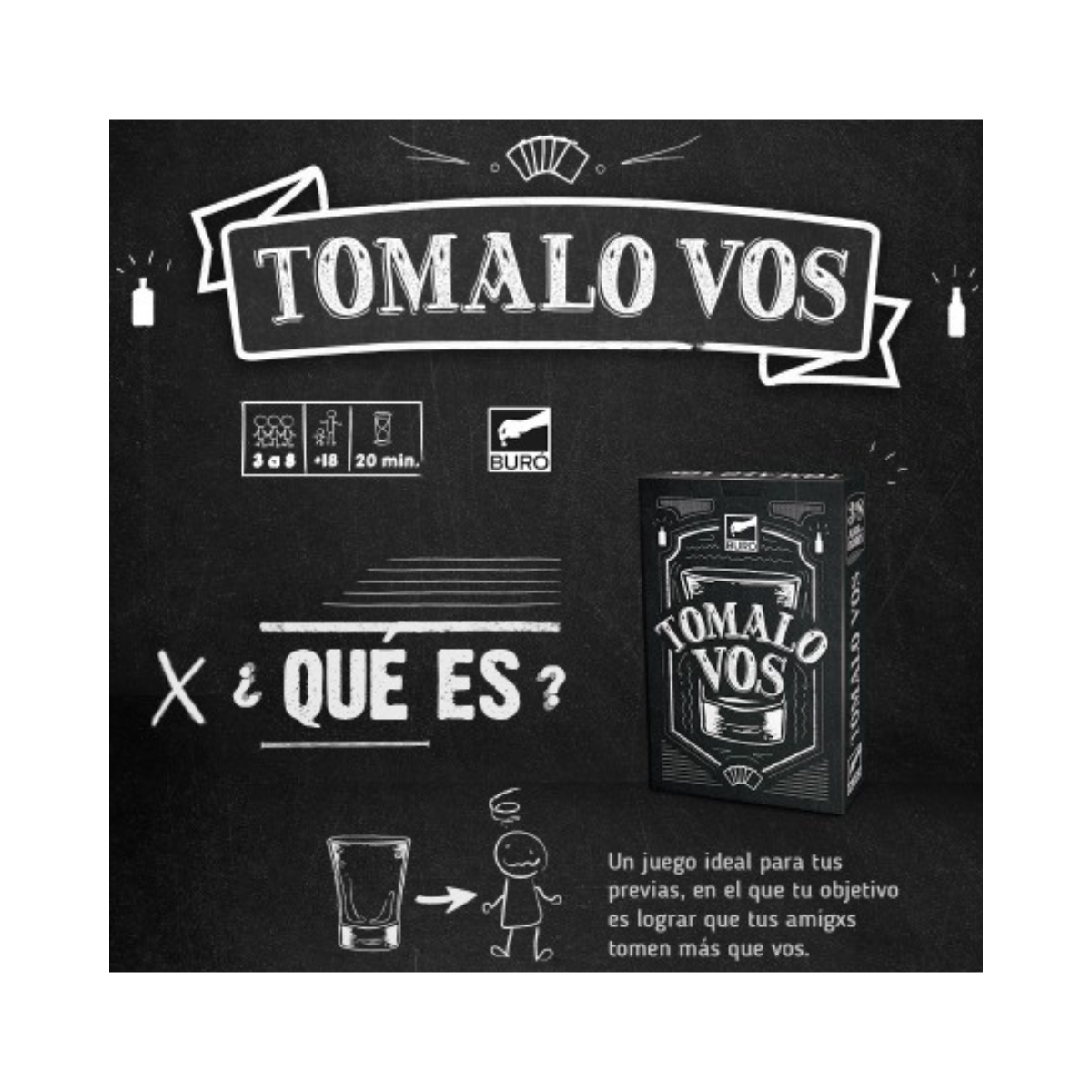 Juego De Cartas Tomalo Vos