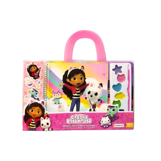 Maletín de Gabby Dollhouse para Crear y Colorear