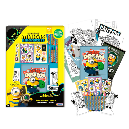 Set Super Actividades con Stickers y Crayones Minions