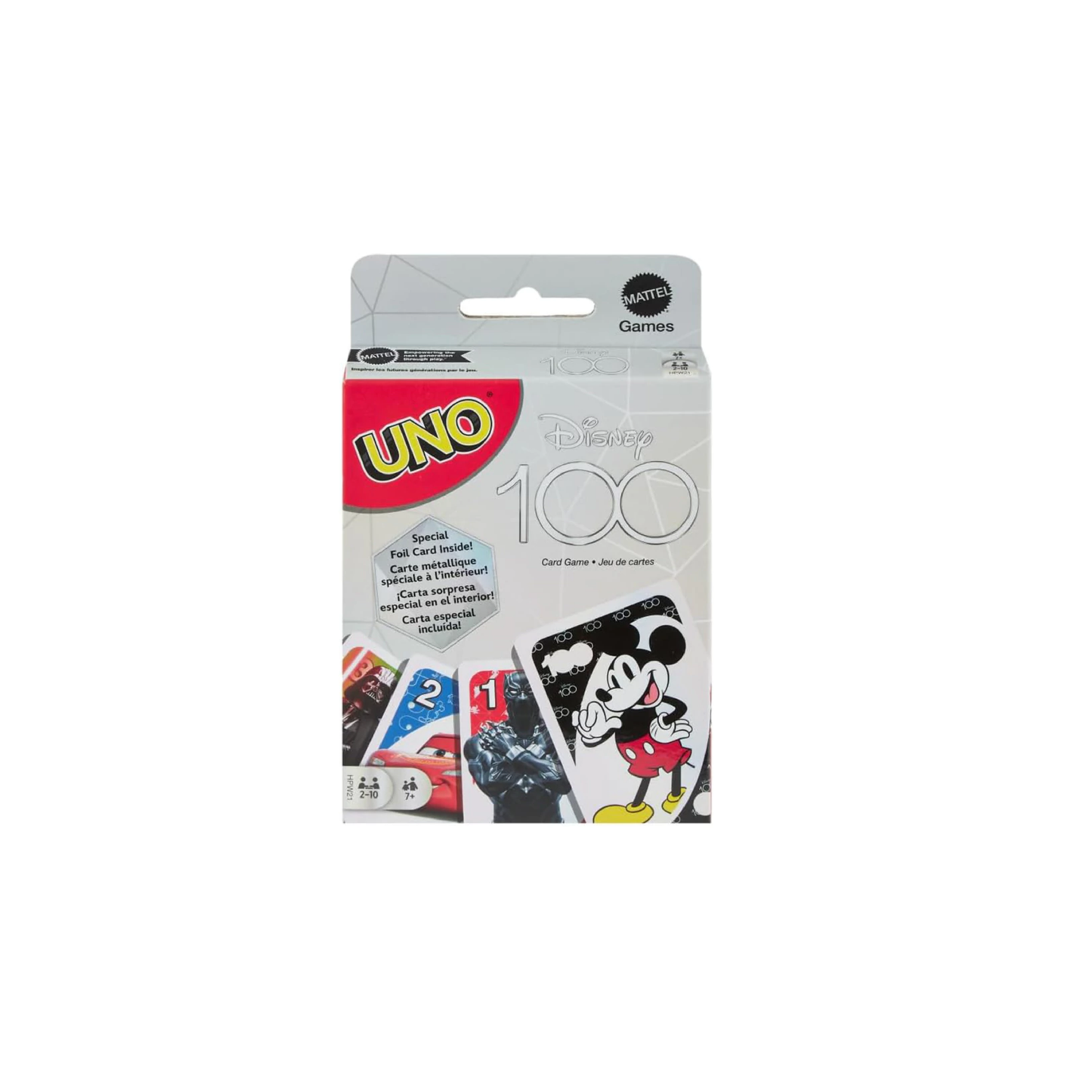 Juego De Cartas Uno Disney 100 Aniversario Mattel