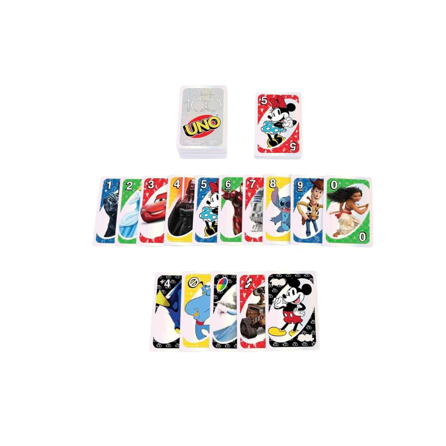 Juego De Cartas Uno Disney 100 Aniversario Mattel