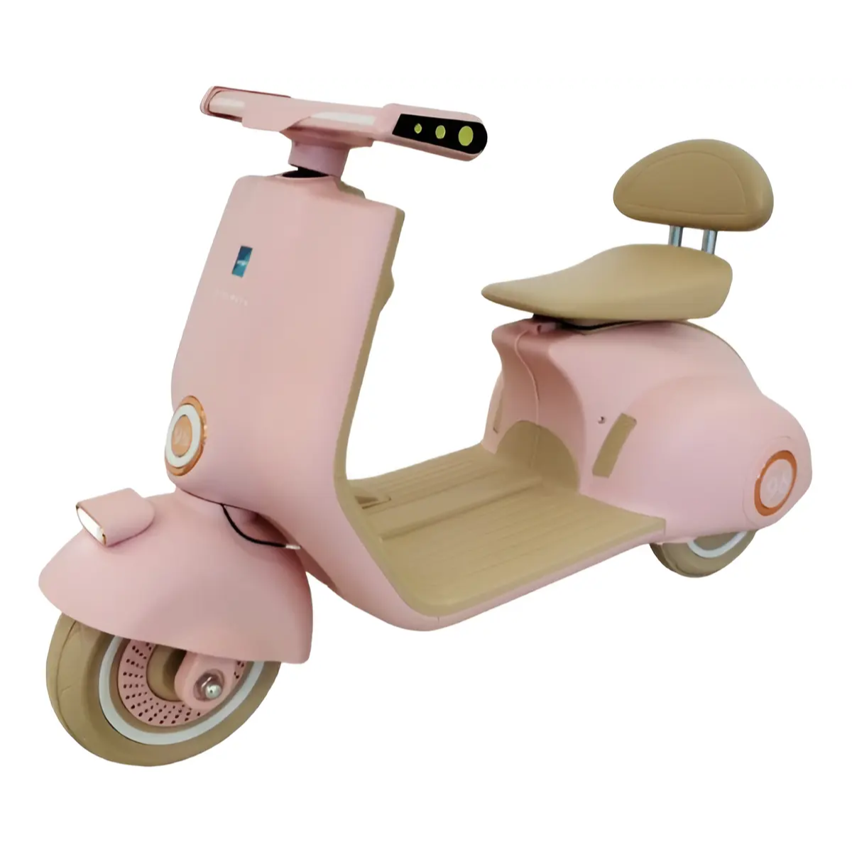 Vespa a Batería Everbright Rosa 6V