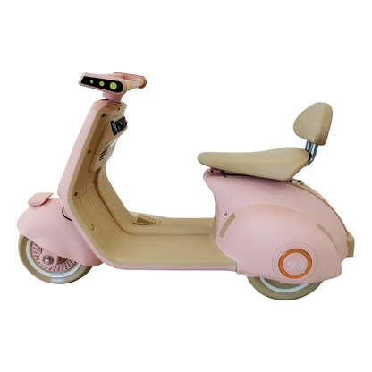 Vespa a Batería Everbright Rosa 6V