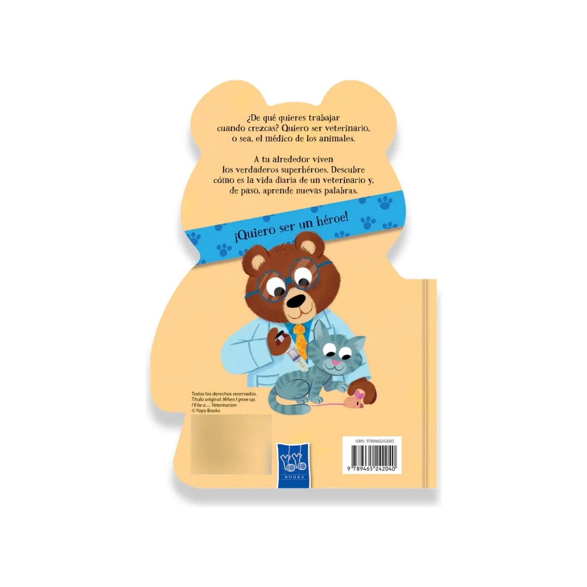 Libro Infantil Cuando Crezca Voy a Ser... Veterinario