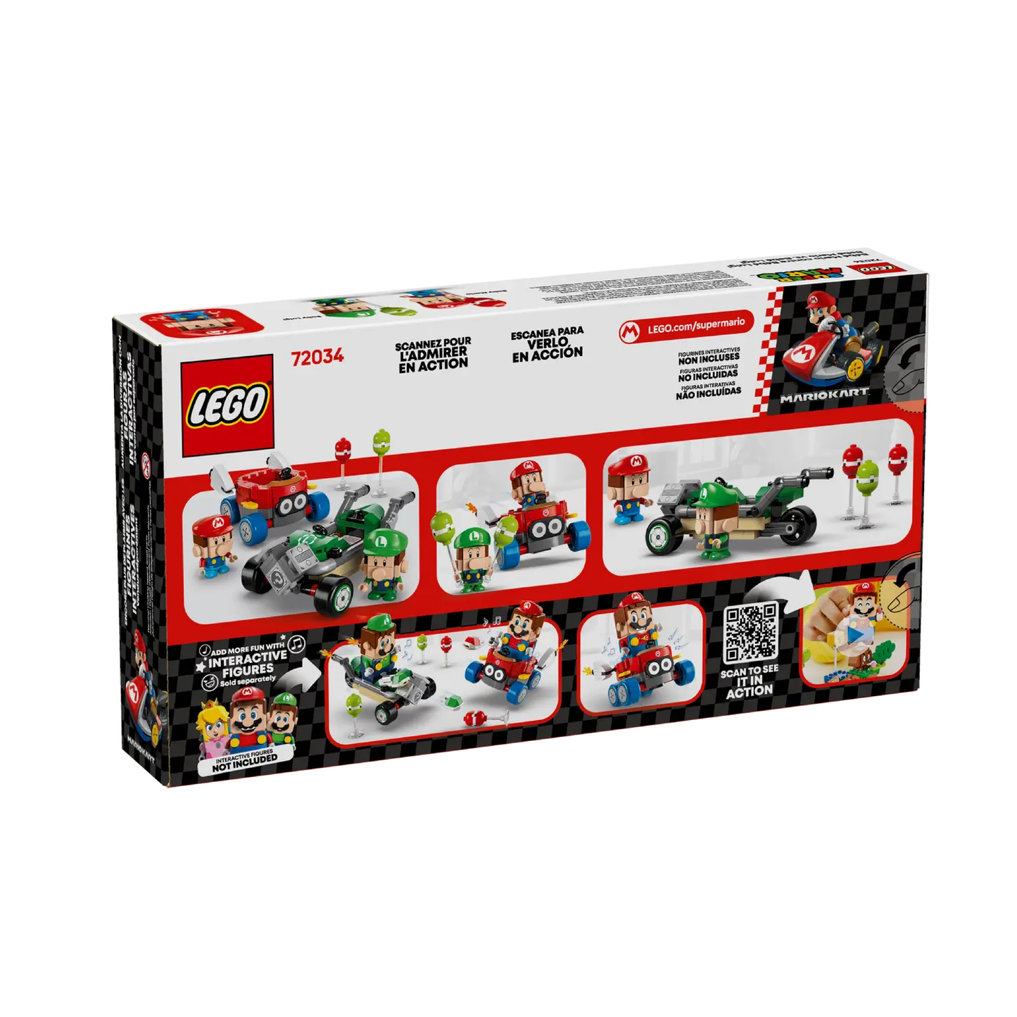 Lego Super  Mario Kart: Bebé Mario Vs. Bebé Luigi