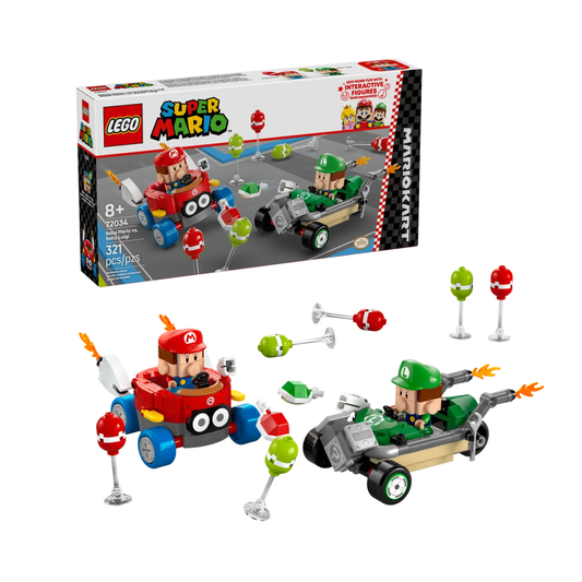 Lego Super  Mario Kart: Bebé Mario Vs. Bebé Luigi