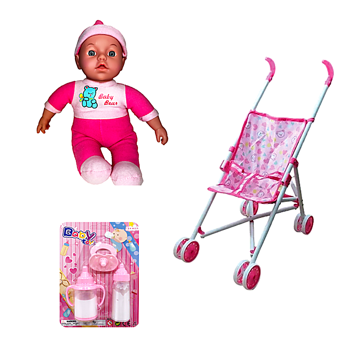 Set Mi Bebé con Cochecito
