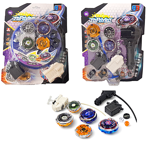 Set de Trompos de Batalla con Lanzadores