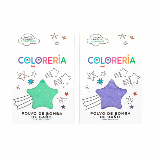 Polvo De Bomba De Baño Coloreria