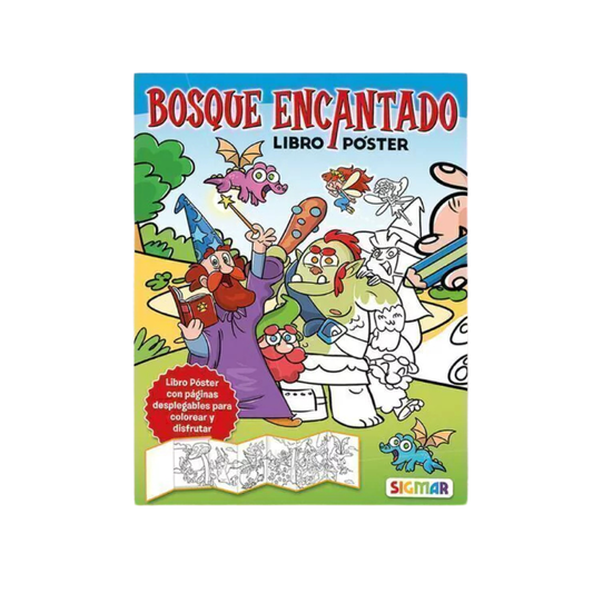 Libro Poster Bosque Encantado Sigmar