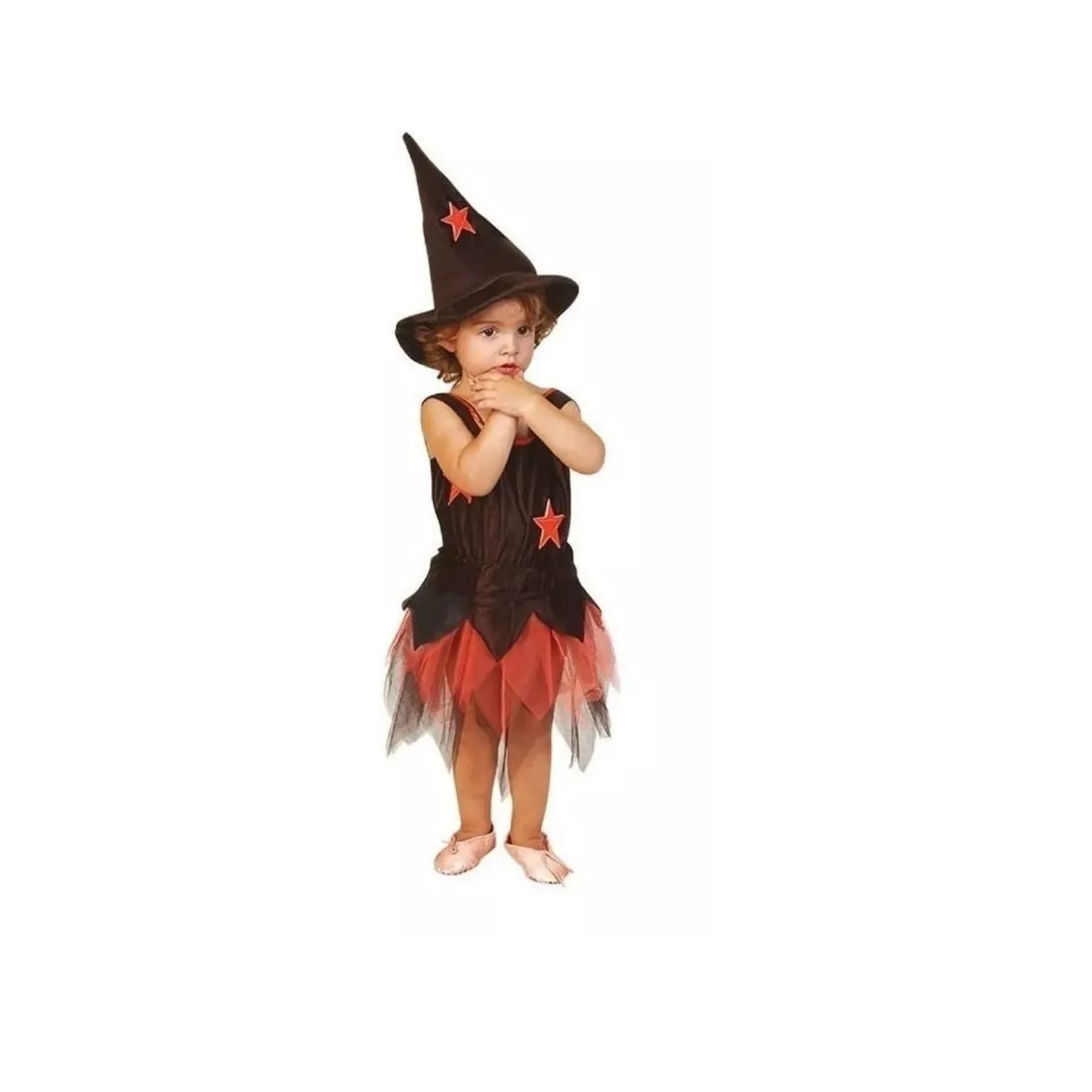 Disfraz Brujita Naranja T.4 Candela