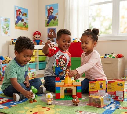 Figura Articulada Super Mario Bros 7 cm Surtida