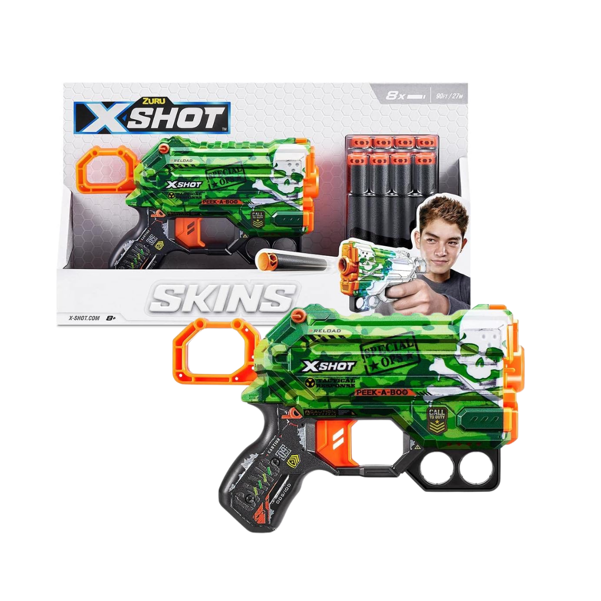 Pistola Lanza Dardos  X-shot Skins Menace