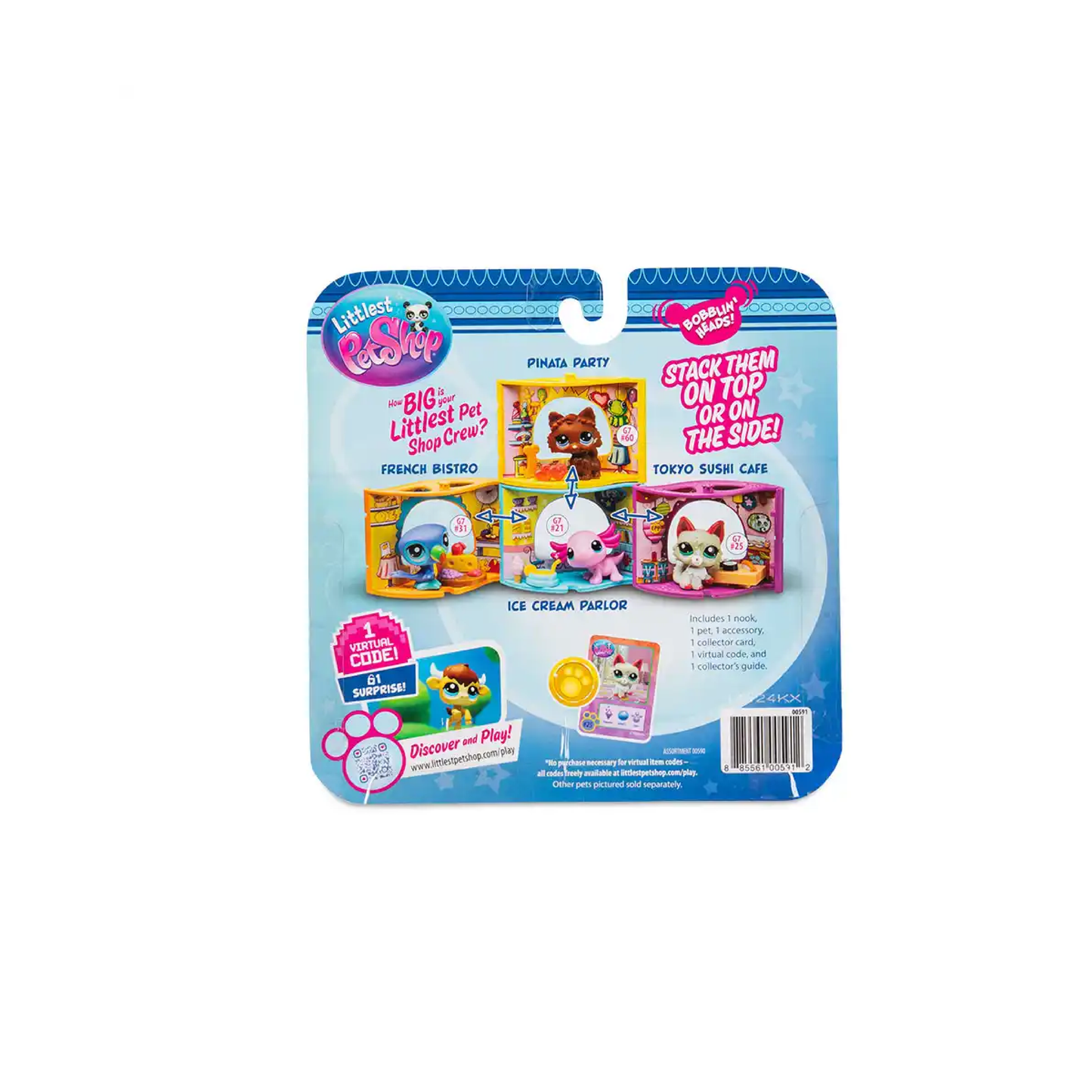 Figura De Juguete Individual Littlest Pet Shop Cafe Caffaro