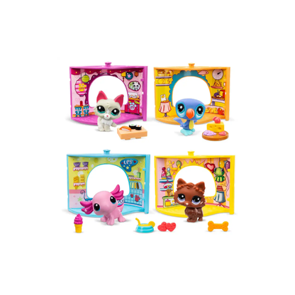 Figura De Juguete Individual Littlest Pet Shop Cafe Caffaro