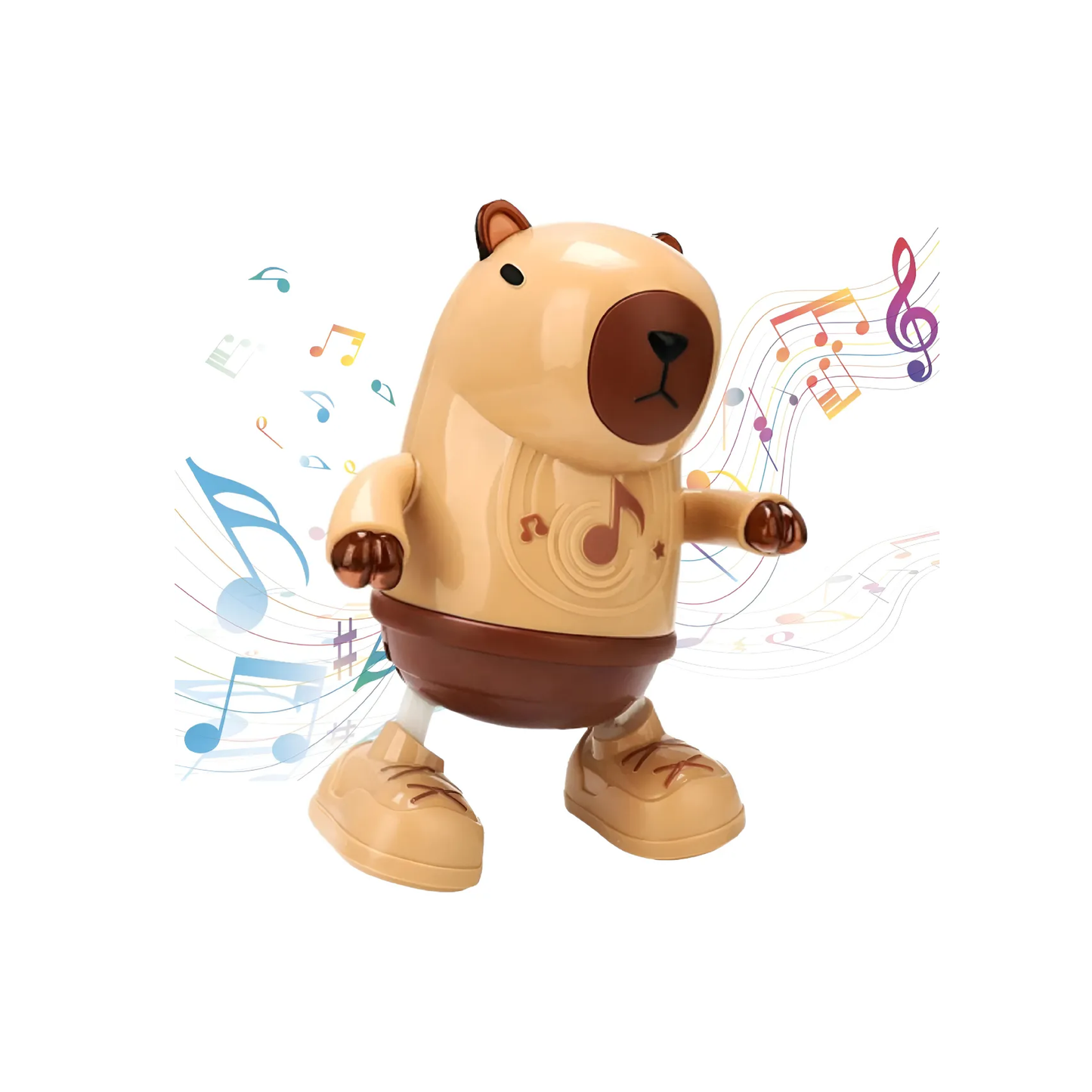 Muñeco Capybara Bailarín Con Luz Y Sonido
