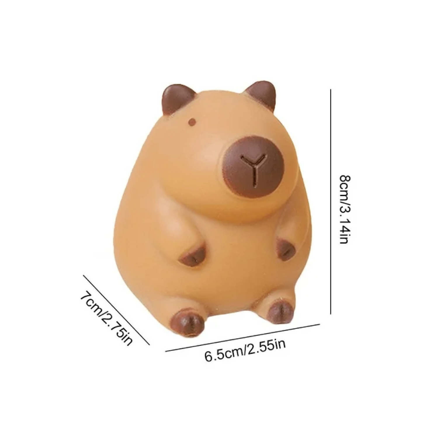 Juguete Squishy Antiestrés Capybara