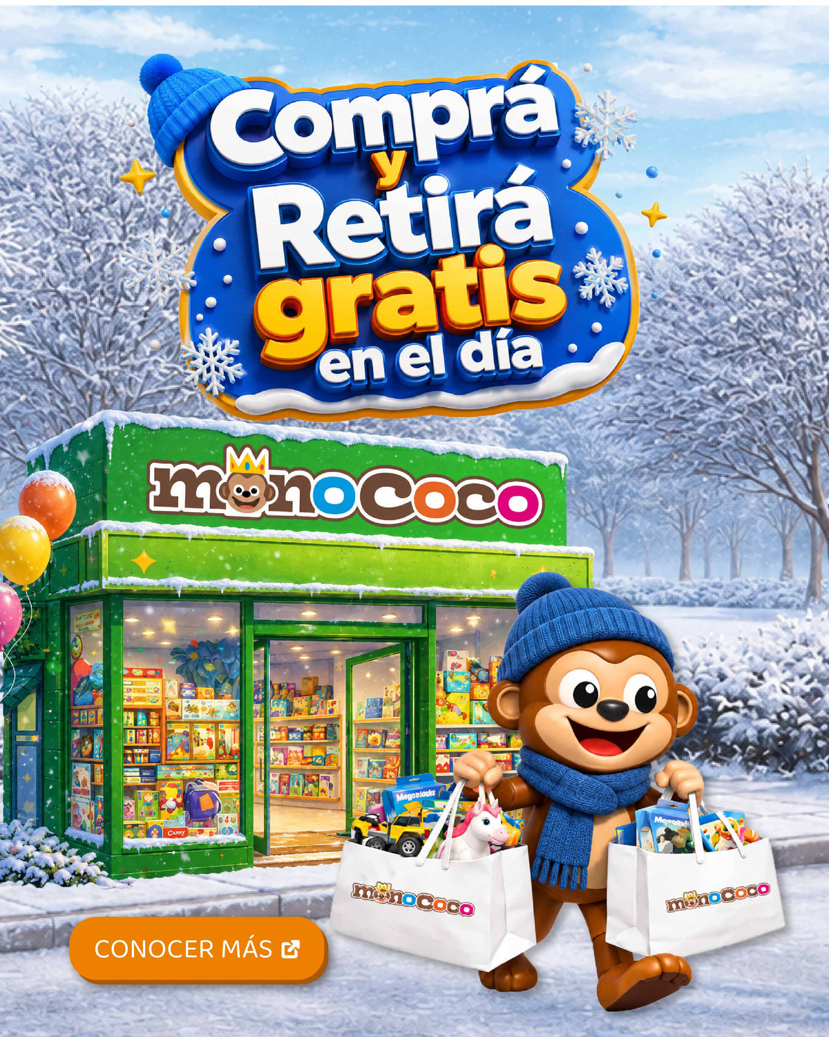 Retiro gratis en el dia