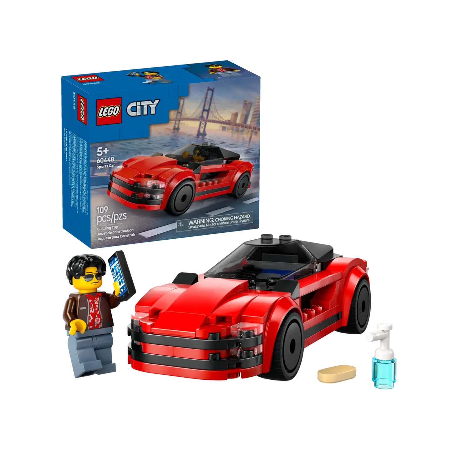 Lego Auto Deportivo Rojo