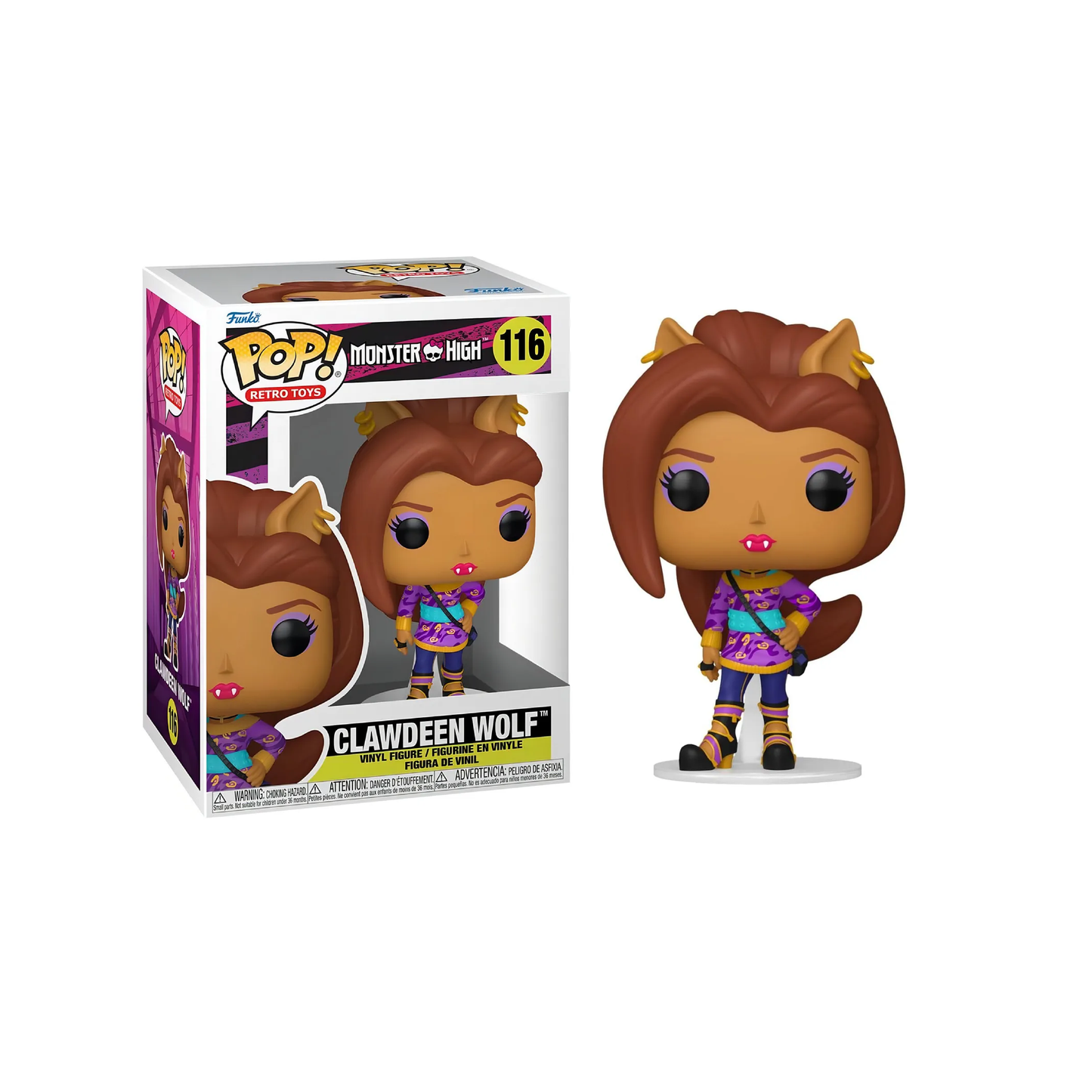 Funko Pop Monster High Clawdeen Wolf 116