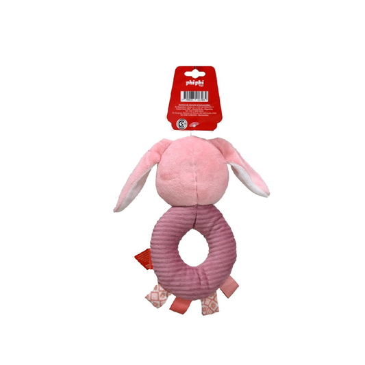 Peluche Conejito Sonajero Con Agarre 15 Cm PhiPhiToys