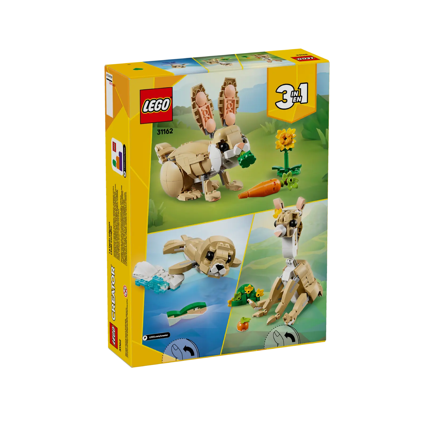 Lego Lindo Conejo 3en1 Creator