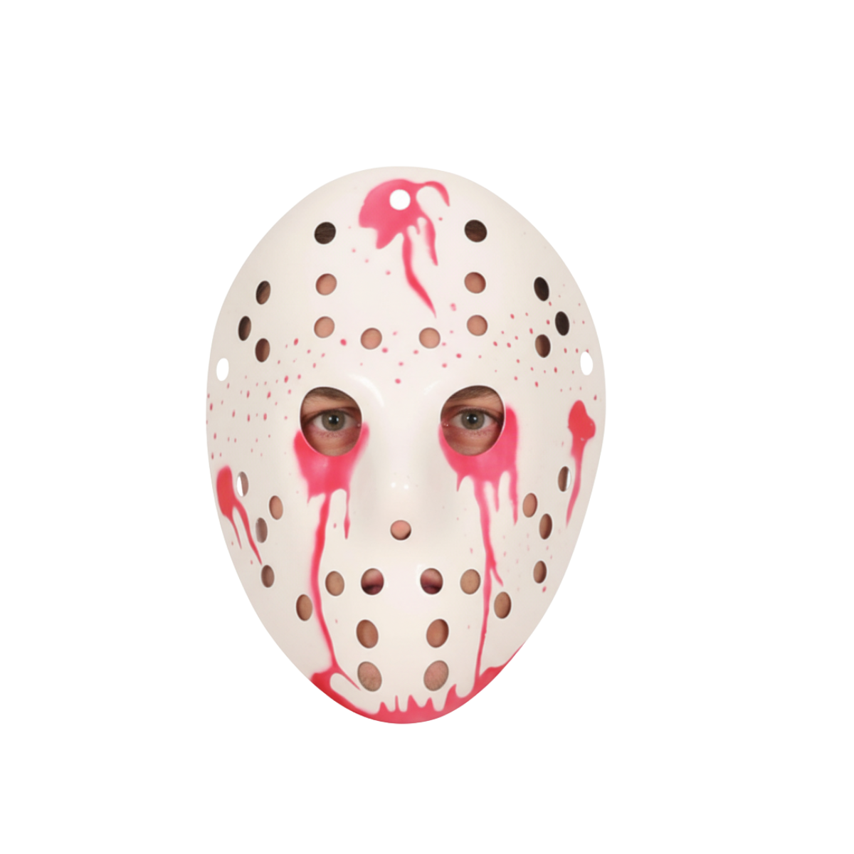 Máscara Jason Ensangrentado de Plástico (x1)