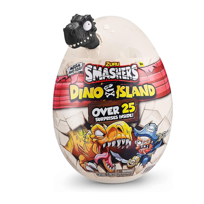Juguete Huevo Gigante De Dinosaurio Dino Island Con Sorpresas Smashers Zuru
