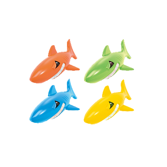 Set de juego de pileta Tiburones x4