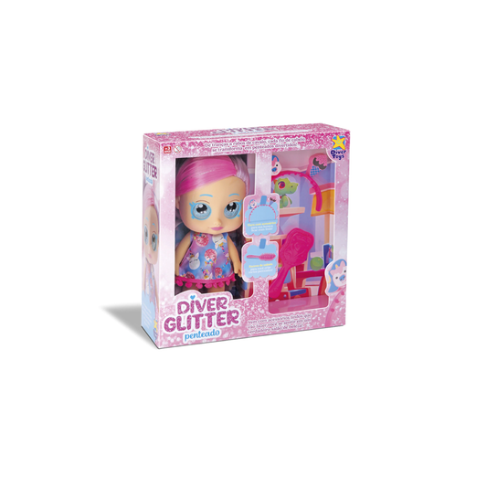 Muñeca Diver Glitter Peinados Isakito
