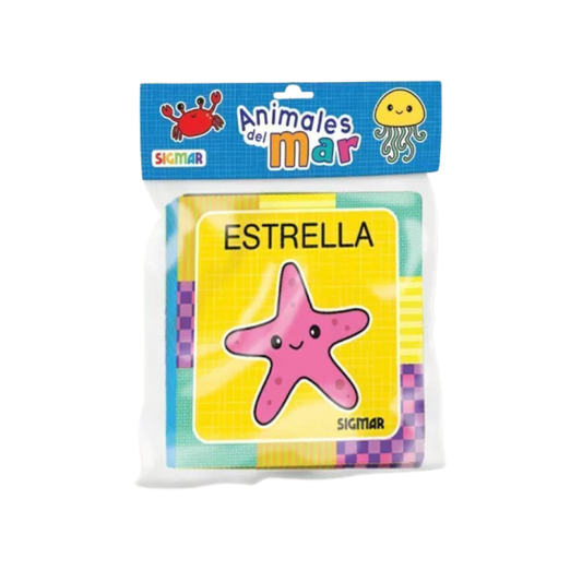 Libro De Tela Animales Del Mar - Estrella Sigmar