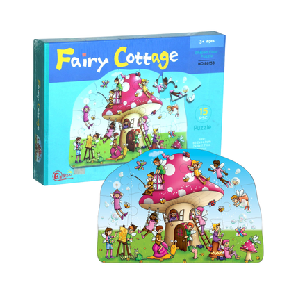 Puzzle 15 Piezas Hadas Fairy Cottage