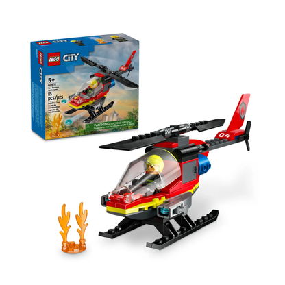 Lego Helicóptero De Rescate De Bomberos