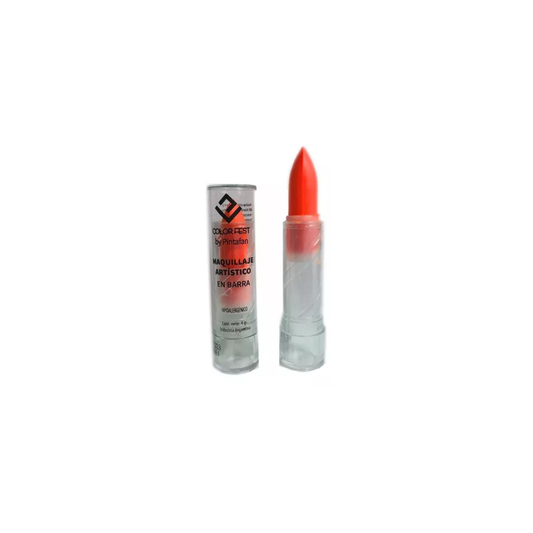 Maquillaje En Barra Flúo Naranja PintaFan