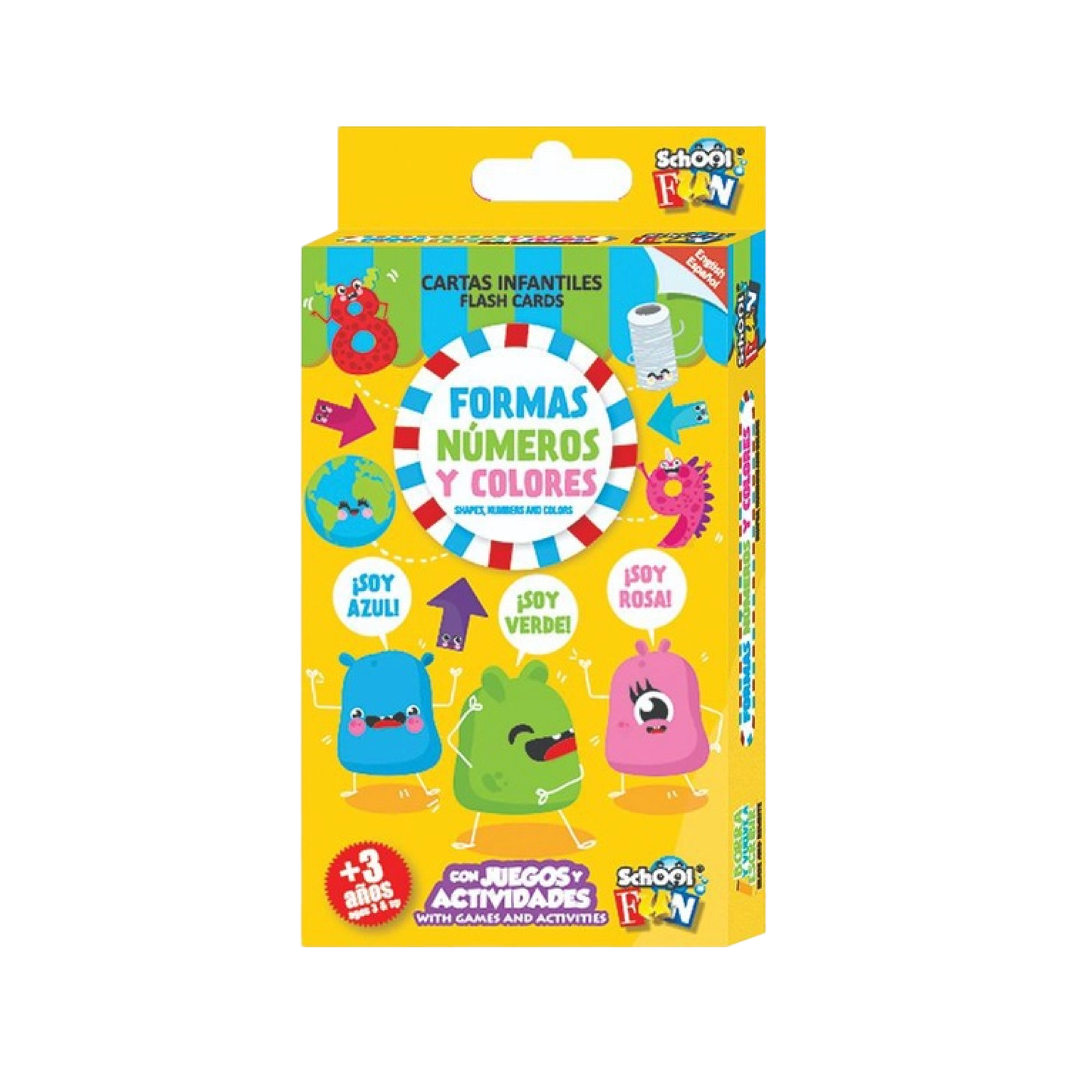 Cartas Infantiles Formas Números Y Colores Plow