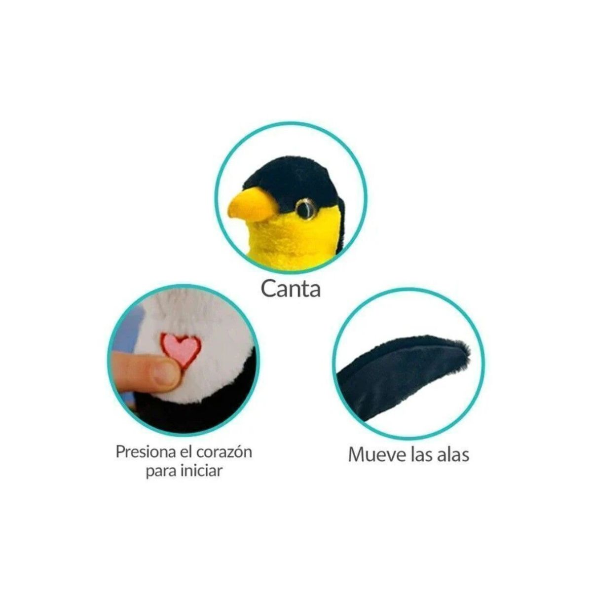 Peluche Interactivo Shaky Friends - Happy Yappers Oriole