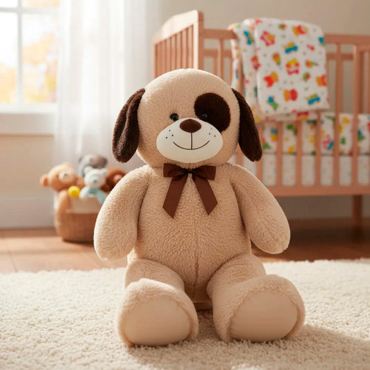 Peluche Perro Gigante con Moño 100 cm