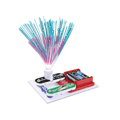 Set de Construcción con Fibras Ópticas Coloridas