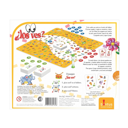 Juego De Mesa ¿Los Ves? Bontus