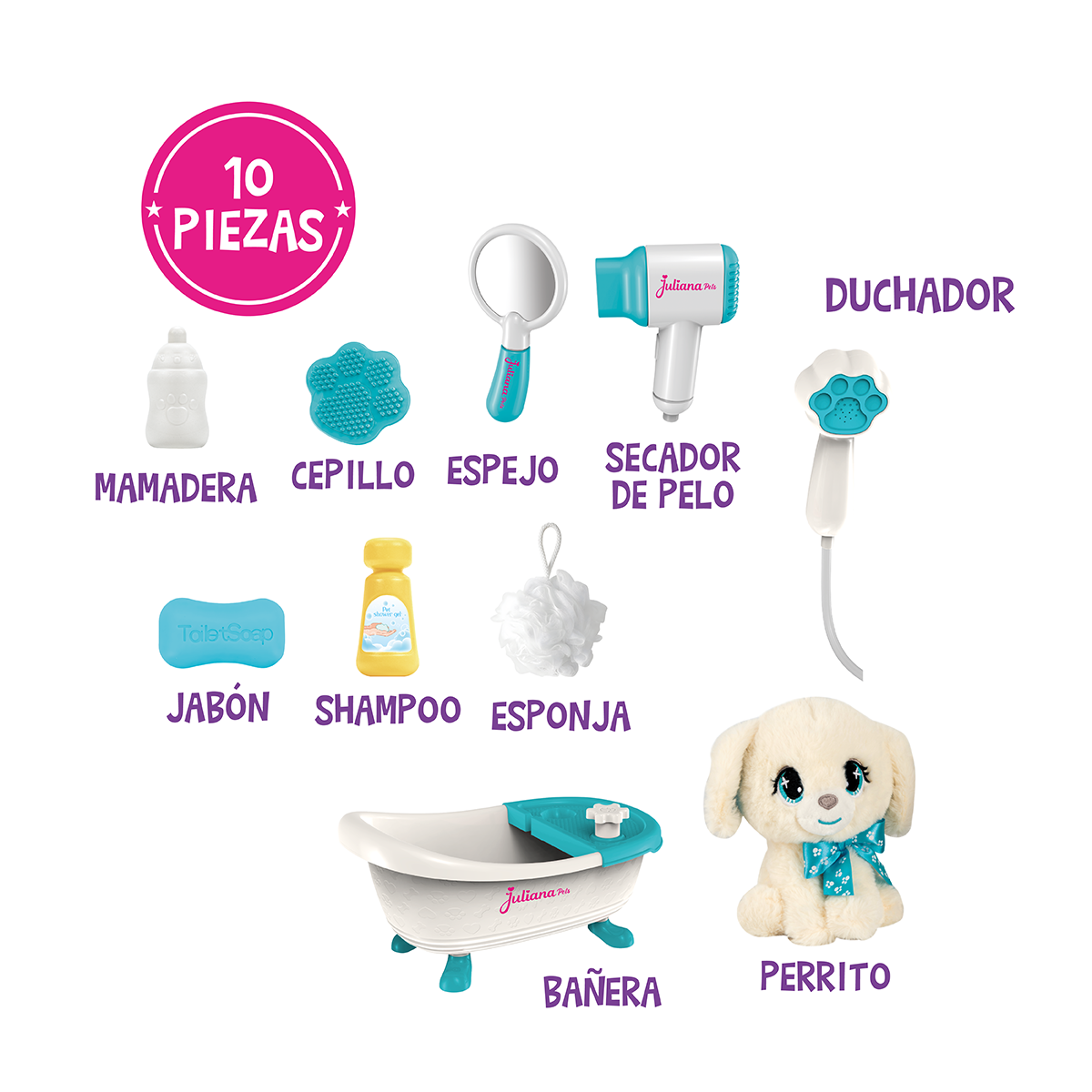 Juliana  Pets Hora del Baño Perrito