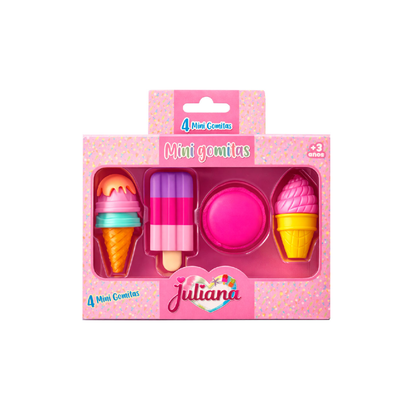 Juliana Mini Gomitas 3D Dulces x 4