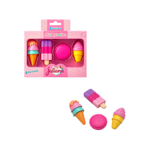 Juliana Mini Gomitas 3D Dulces x 4